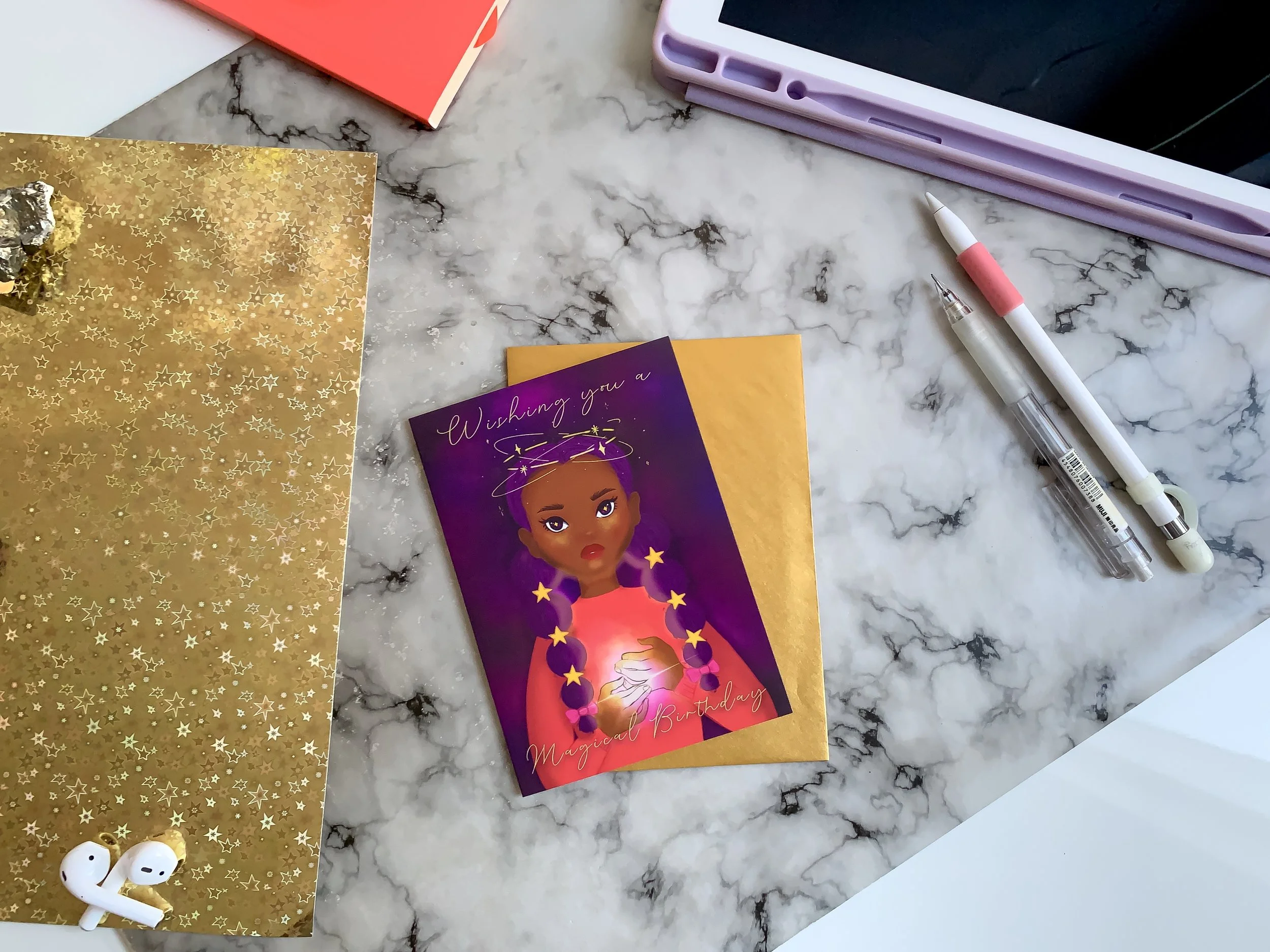 Bo magical birthday Card wide