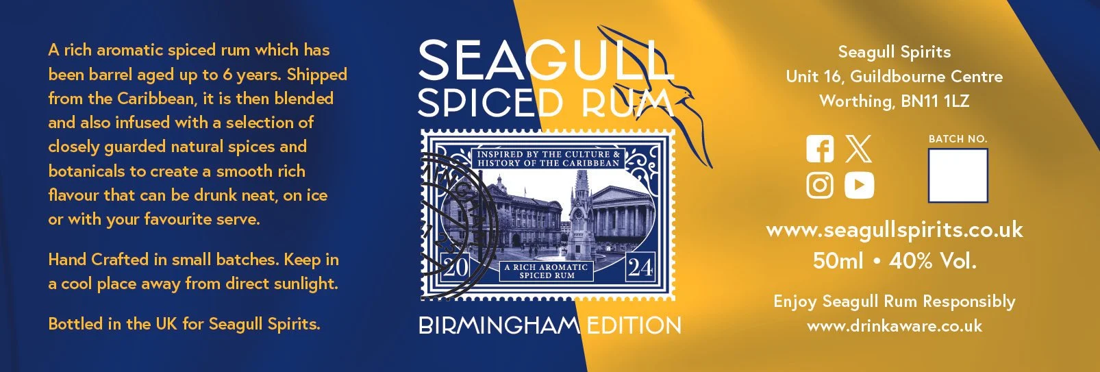 Seagull Rum_Minature Label Birmingham 2024.jpg