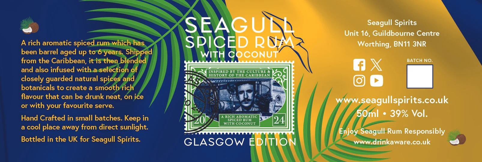 Seagull Rum&Coconut_Minature Label Glasgow 2024.jpg