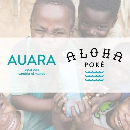 Aloha Poké y AUARA colaborando en proyectos sociales