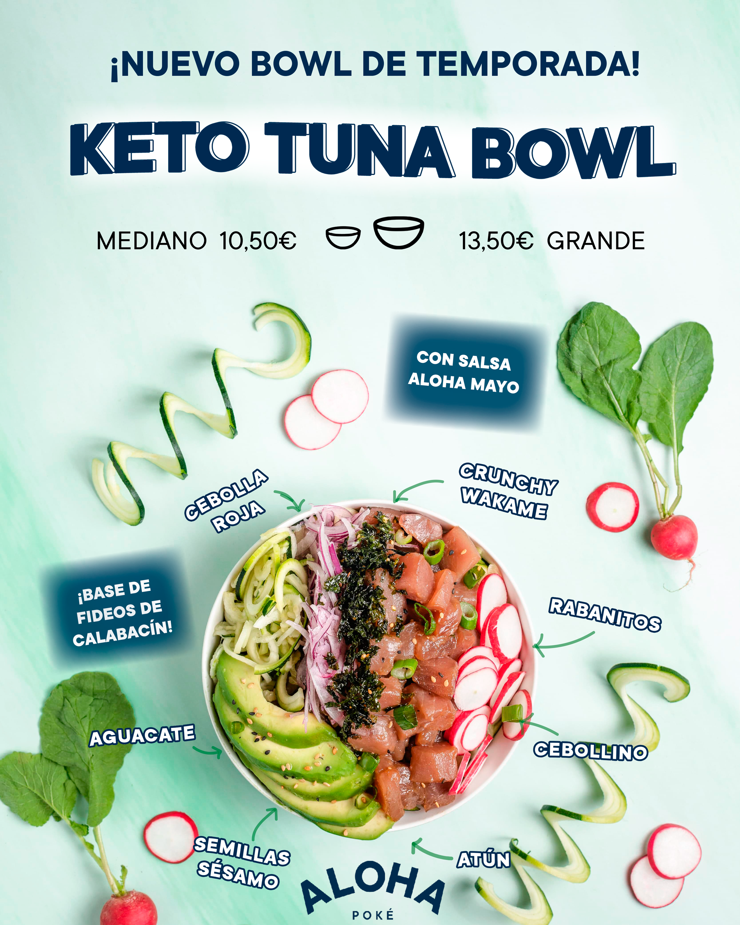 Nuevo Bowl de Temporada: Keto Tuna Bowl