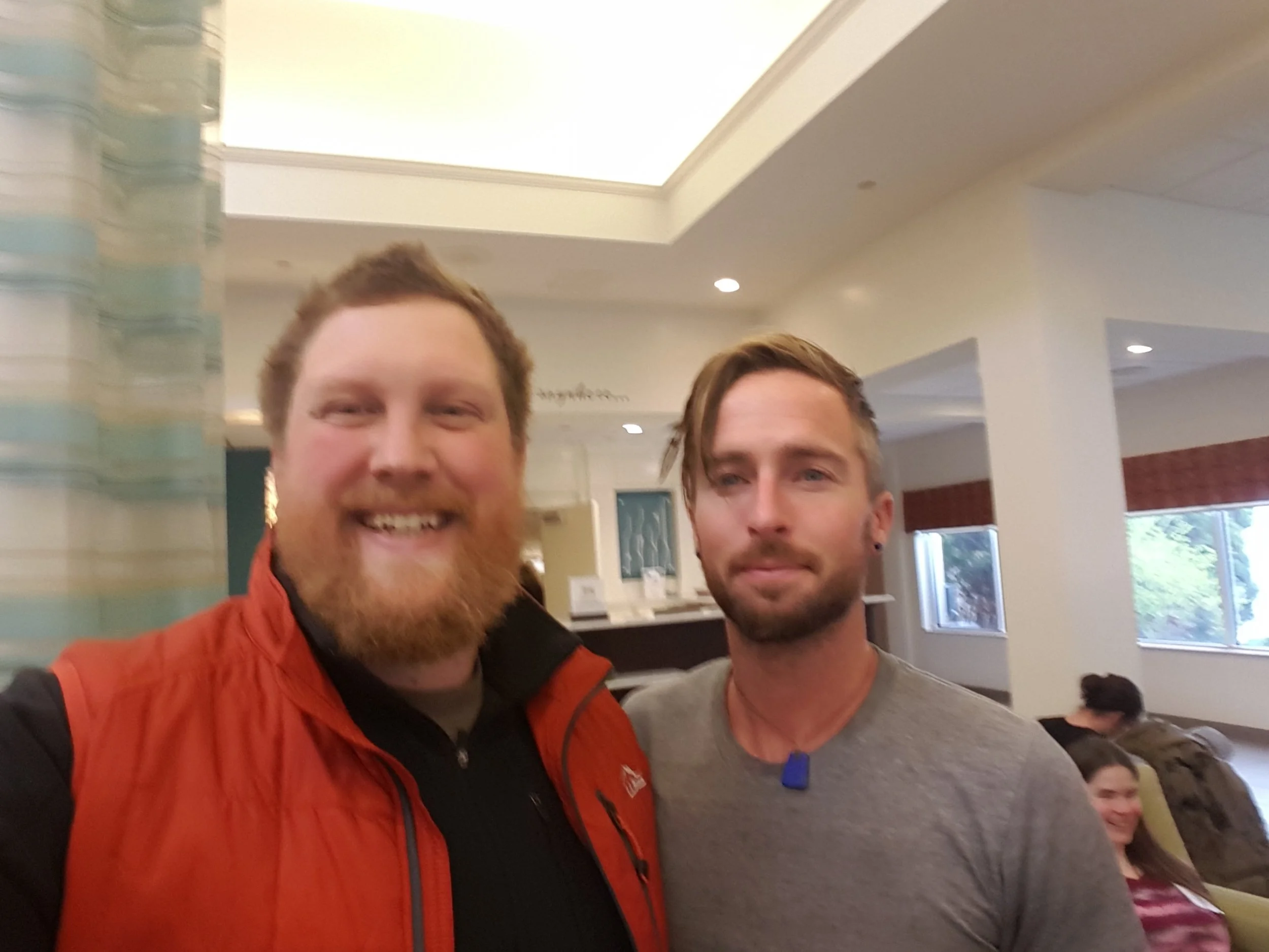 Lucas from 'Alone' Season 1 when I met him at Boot Camp for 'Alone' Season 3.