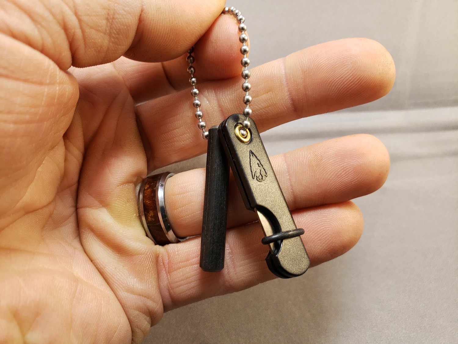 Mini Ceramic Folding Knife — Fowler's Makery & Mischief
