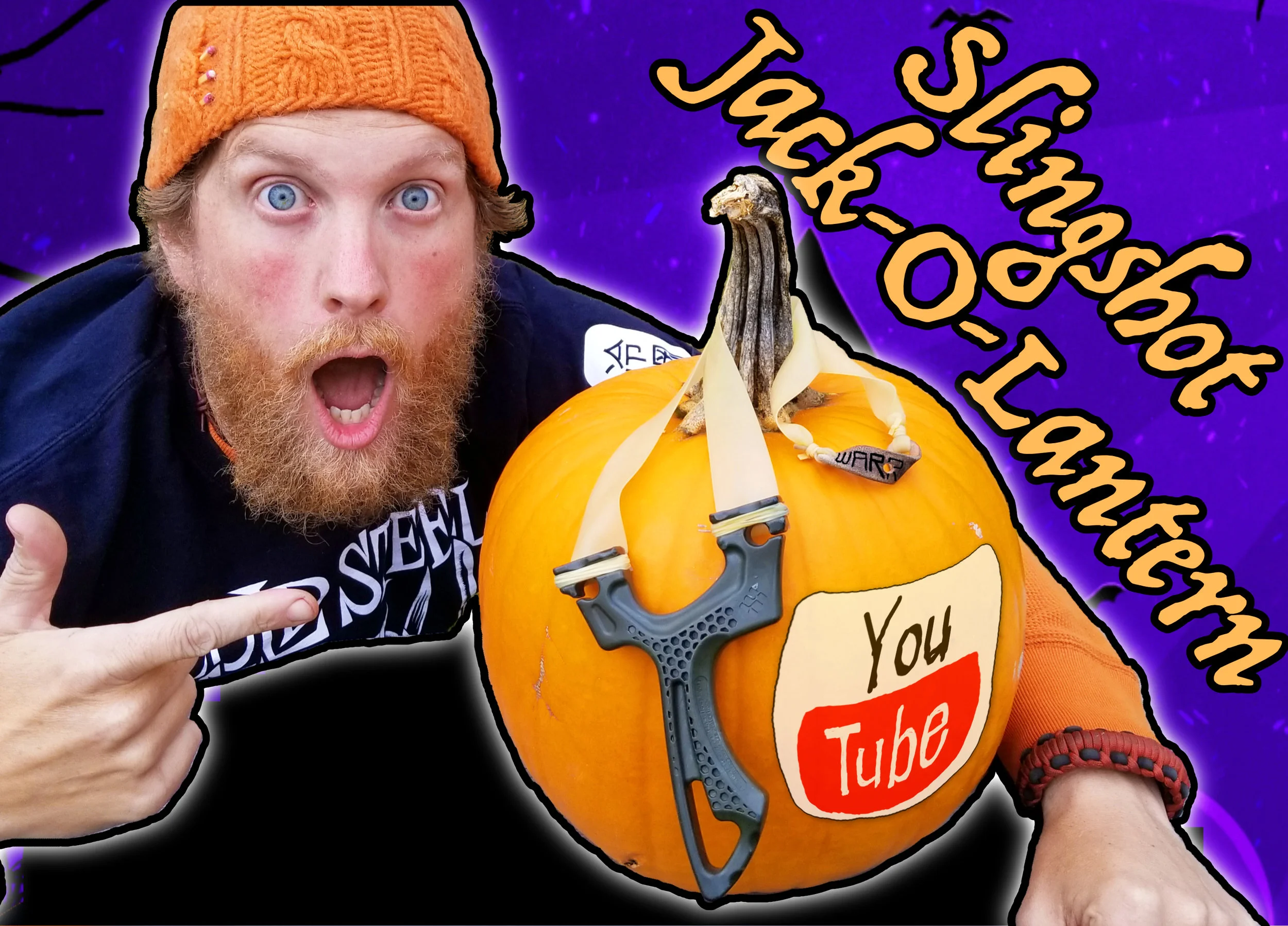 How To Carve A Pumpkin With A Slingshot!!! — Fowler's Makery & Mischief