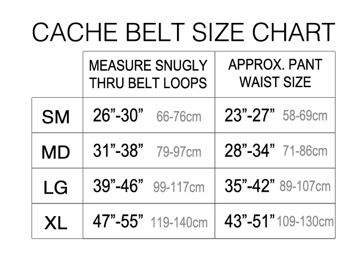 Cache Belt™ | With the Prototype Buckles (Does not include survival kit ...