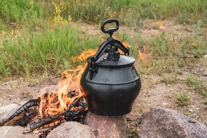 20L Pressure Cooker Cauldron for Camp Fire Cooking Pressure 