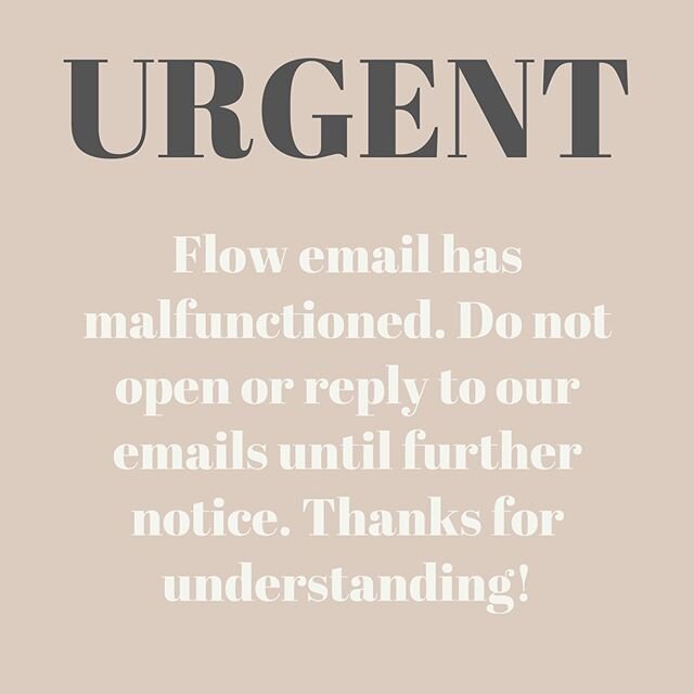 We are sorting this problem out now! We appreciate your patience and understanding. Please do NOT reply to the email with subject line &ldquo;Greeting.....Shyla&rdquo;.