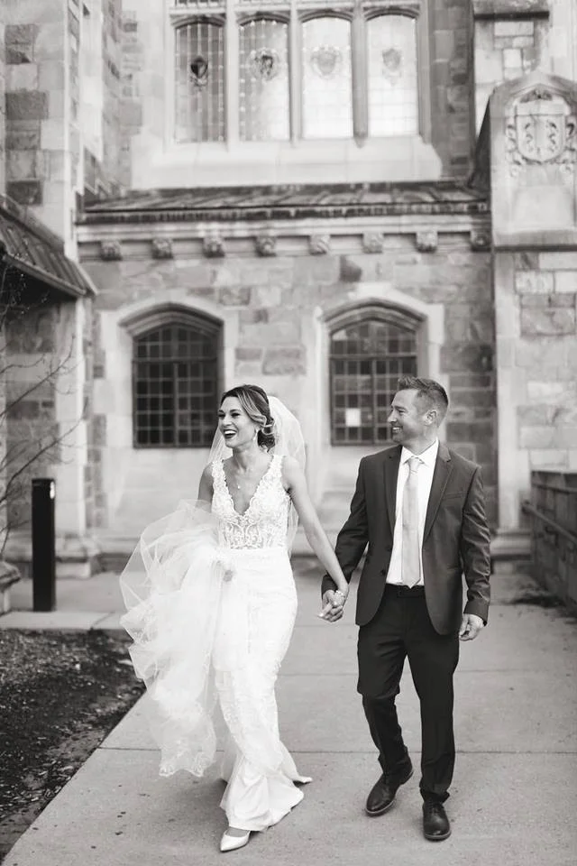 The U of M Law Quad never disappoints for photo backdrops and it helps when you have such an amazing couple!