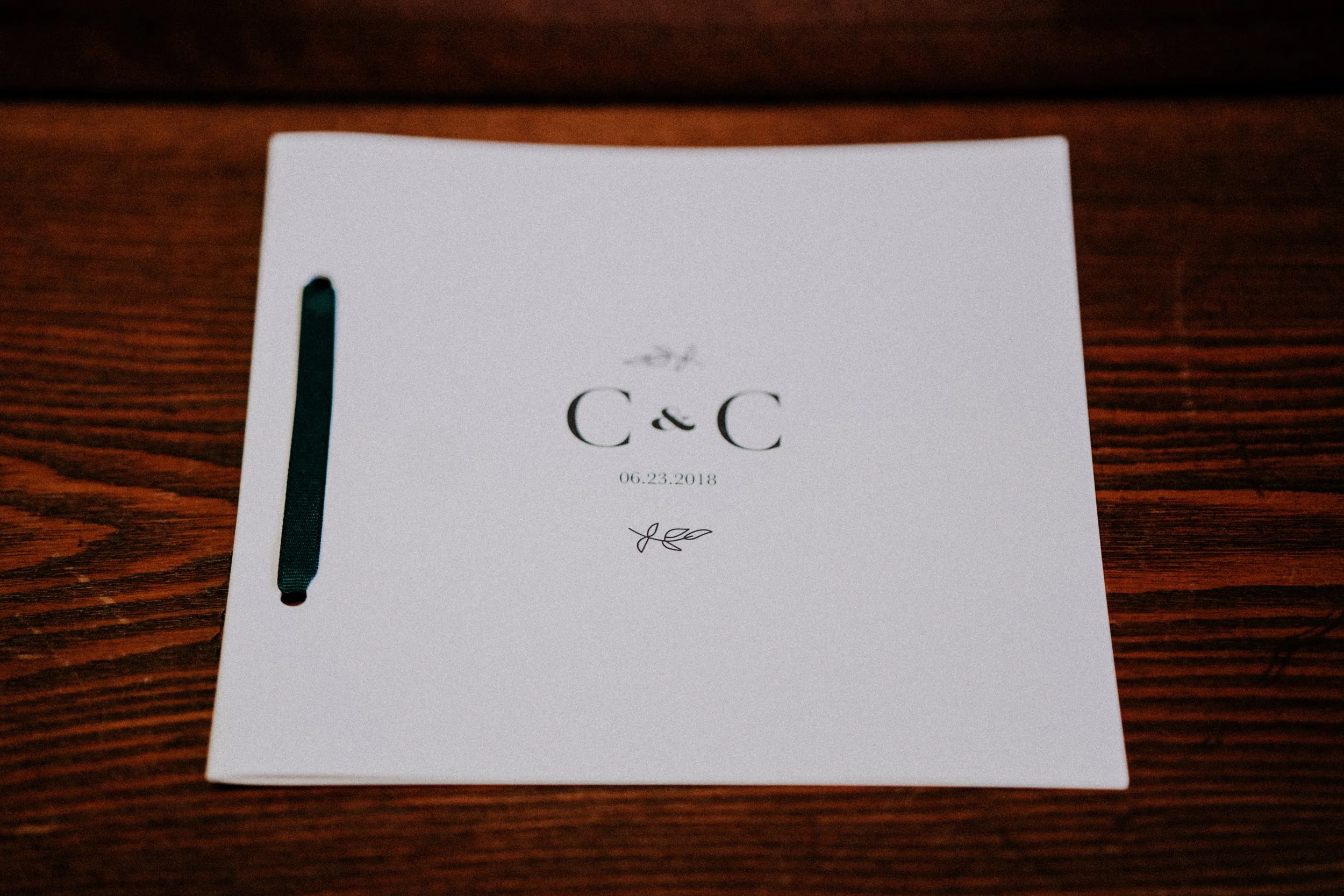Our talented bride, Courtney, has a great eye for design!