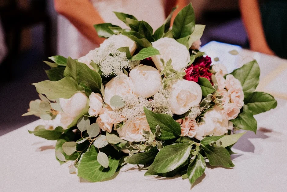 The perfect June bridal bouquet mix by Red Poppy Floral Design!