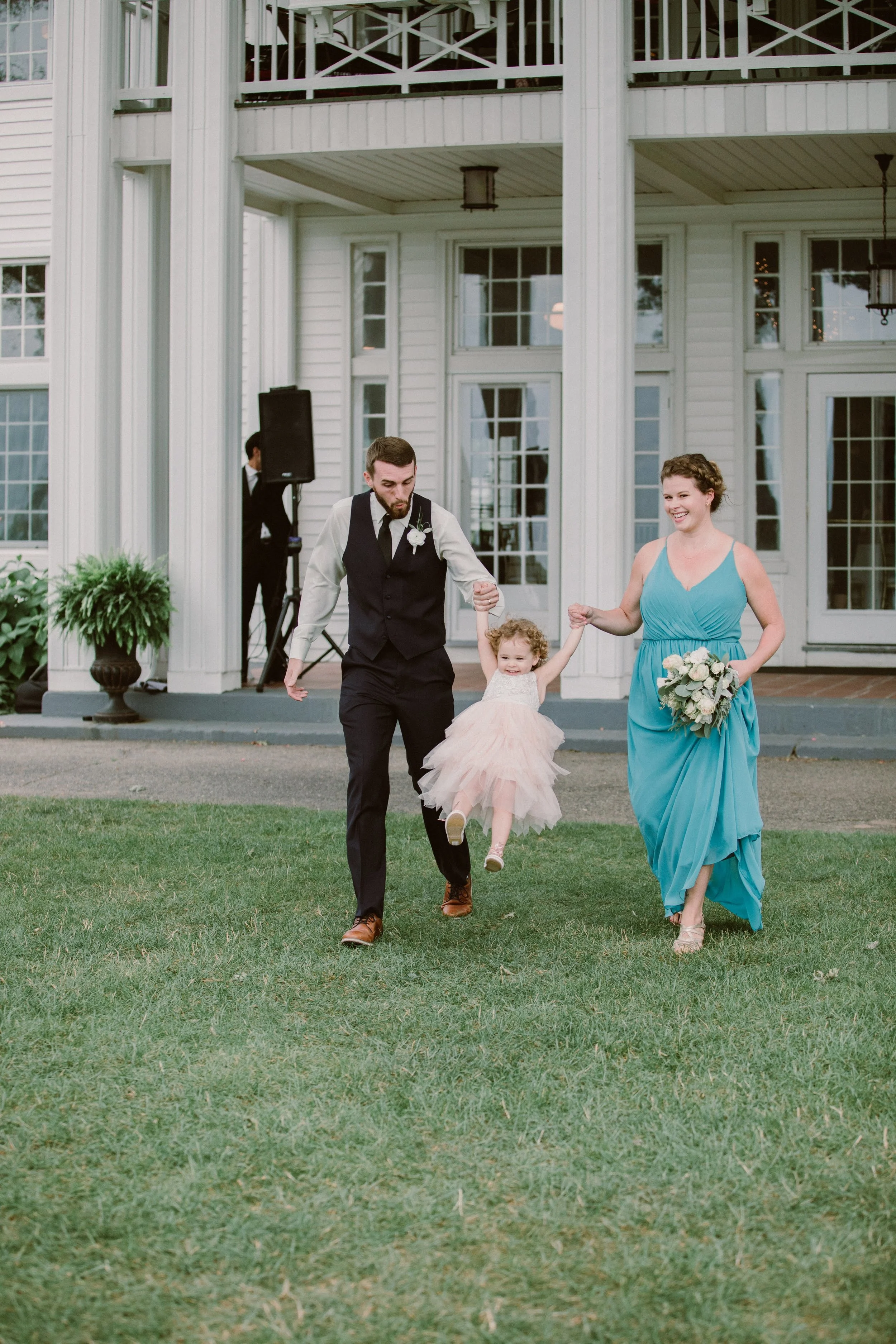 Swinging our way down the aisle!