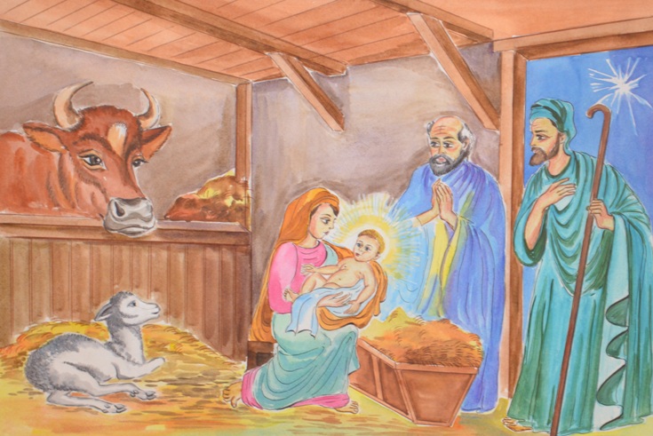 "Christmas" by Yevgeniva Sitnikov, 13, Burukshan Village, Russia