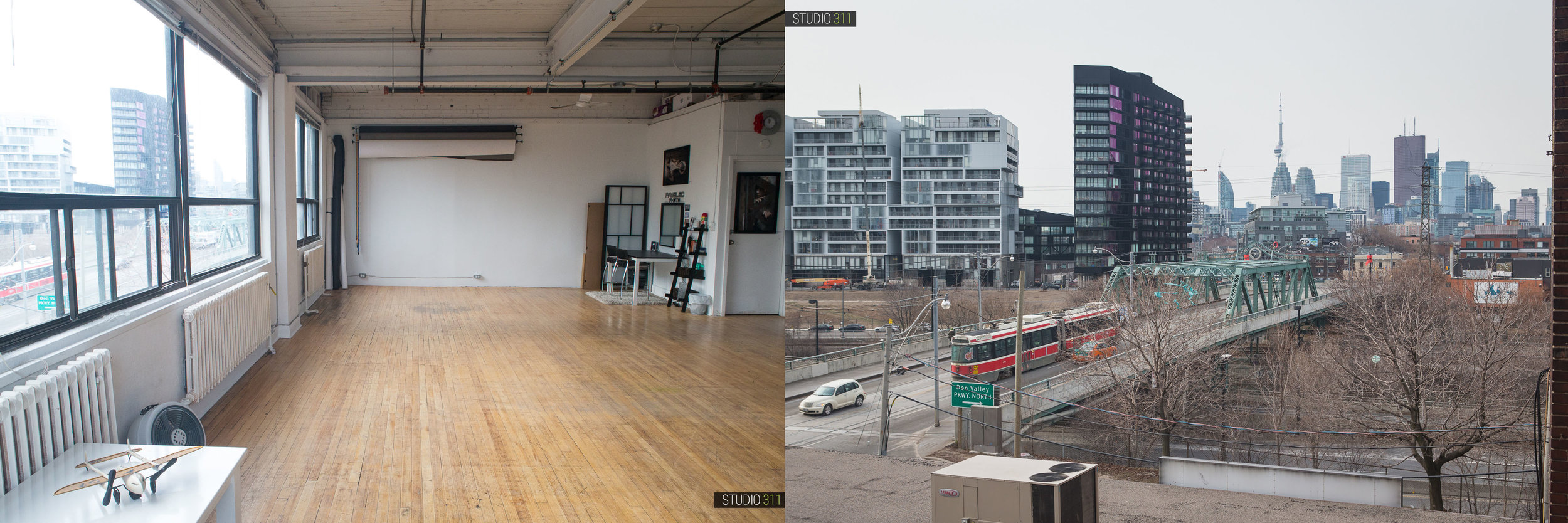 Nothing beats this hard-loft look, south-facing windows, and views of downtown Toronto from Studio 311!