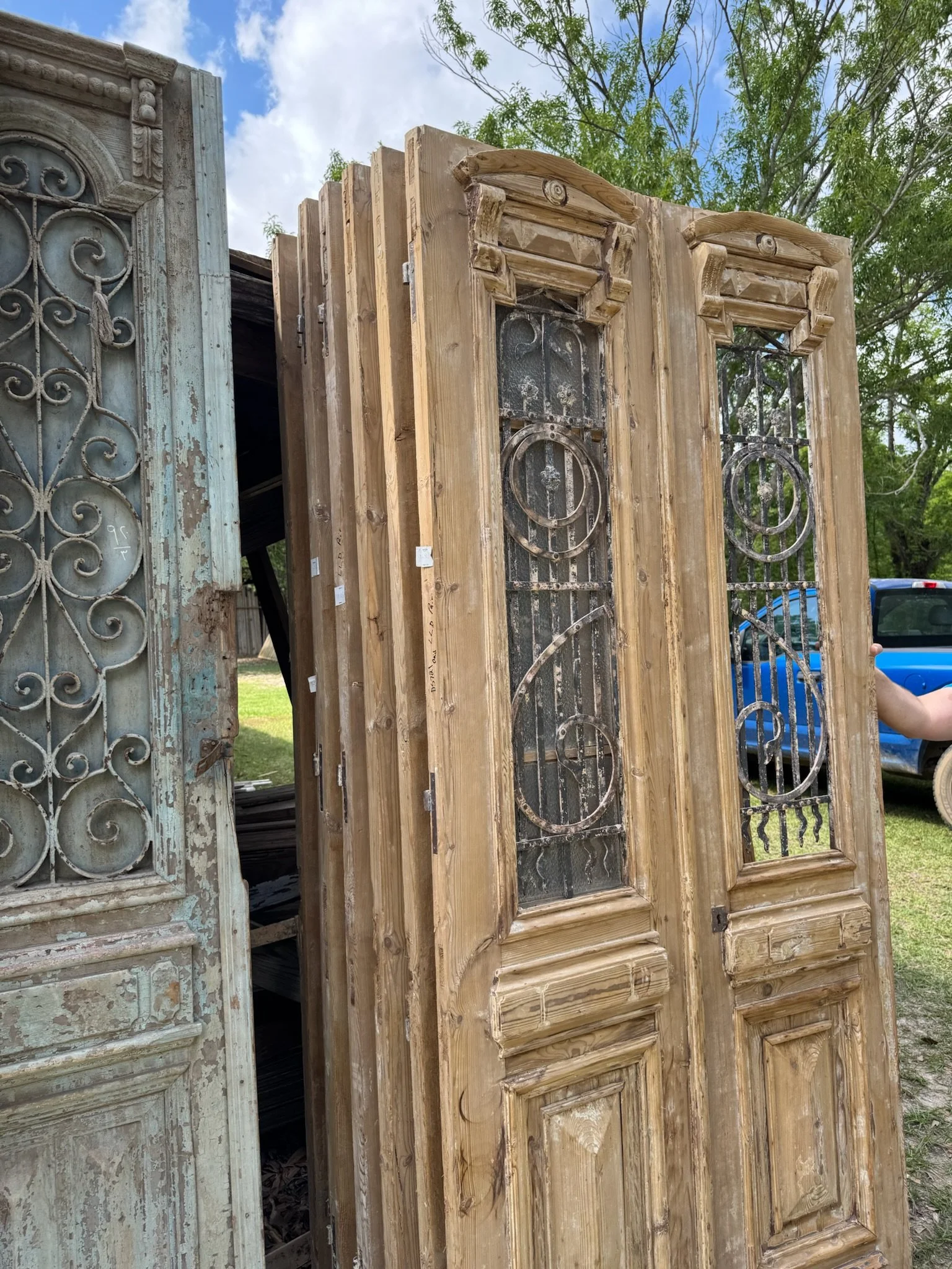 Charles Phillips Antiques Iron Inset Doors Mobile Alabama.JPG