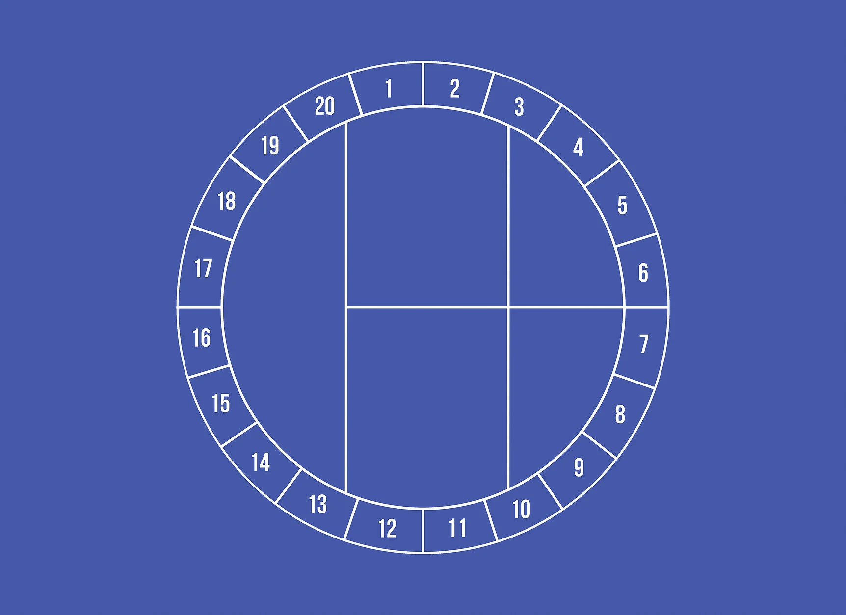 Antonin Gerson , Le Cercle , Série : La modénature du rond-point , 2016 Sérigraphie encre bleue, 70x50cm,
