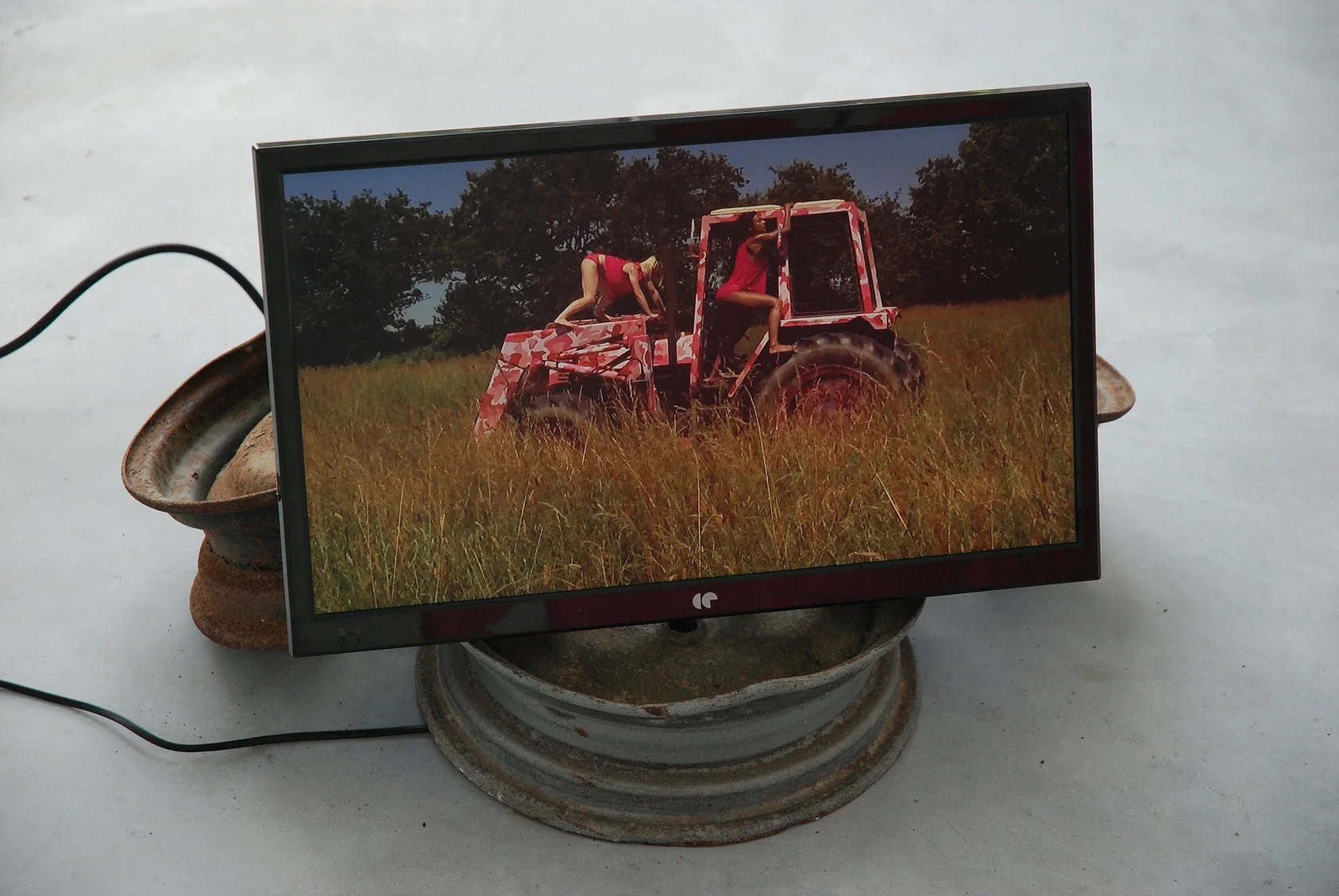 Pauline Gompertz, Big Poppa , Installation audio video, 2018