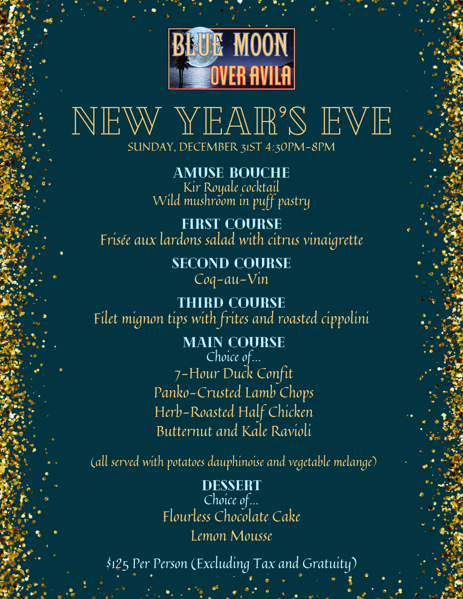 New Year's Eve — Blue Moon Over Avila