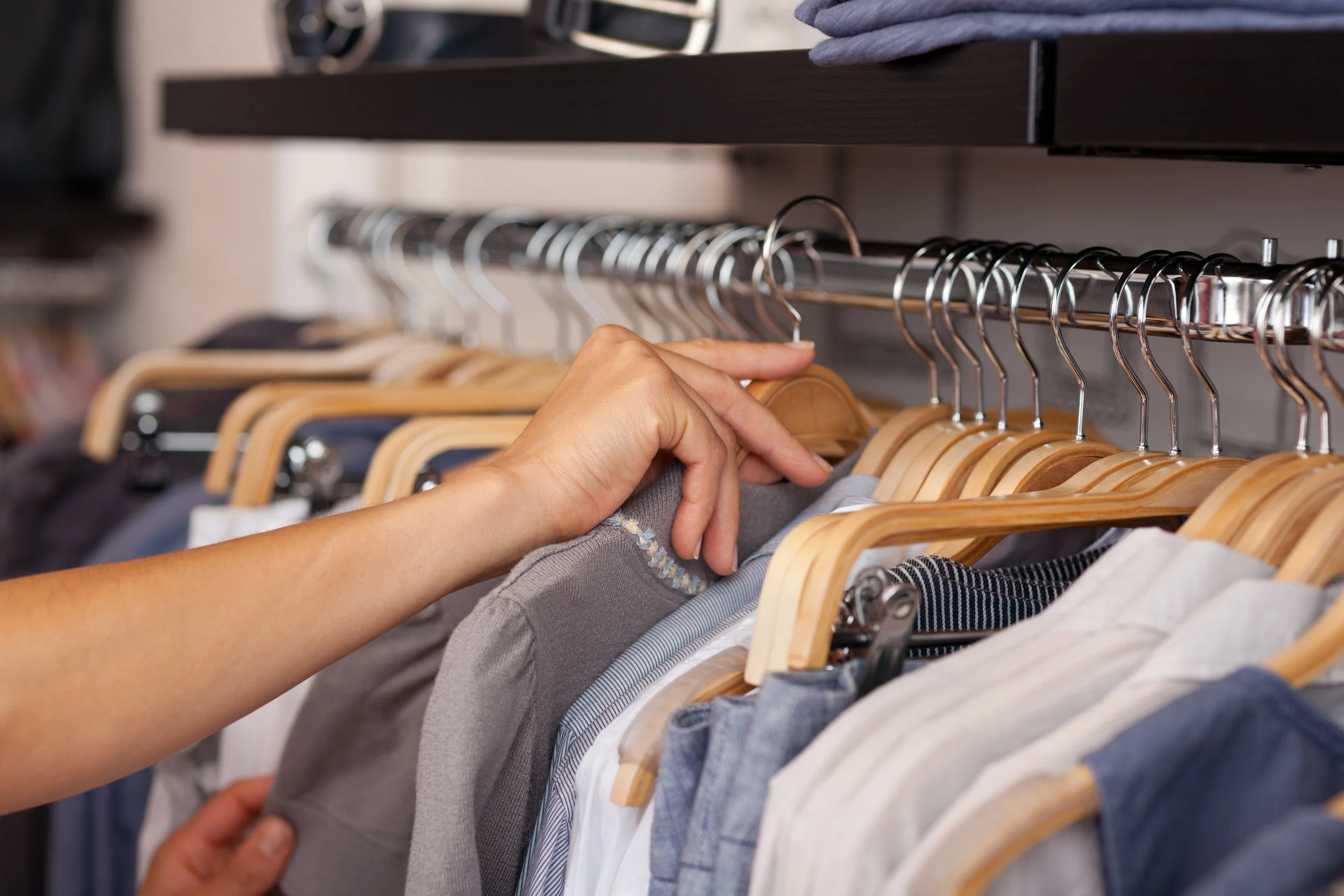 Sorting clothes