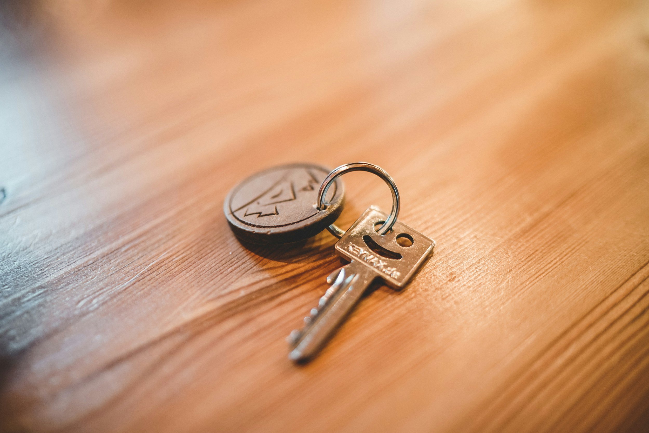 House key with key fob