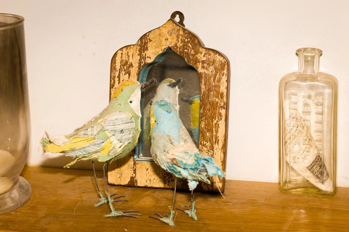 The two birds were in love with their own reflection #ovid