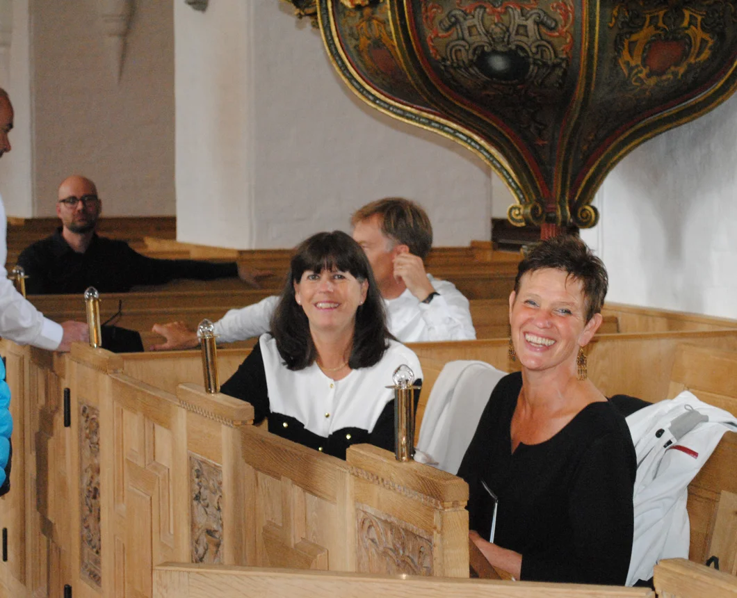 Vi väntan på konsert i Helsingör. Våren 2016. 