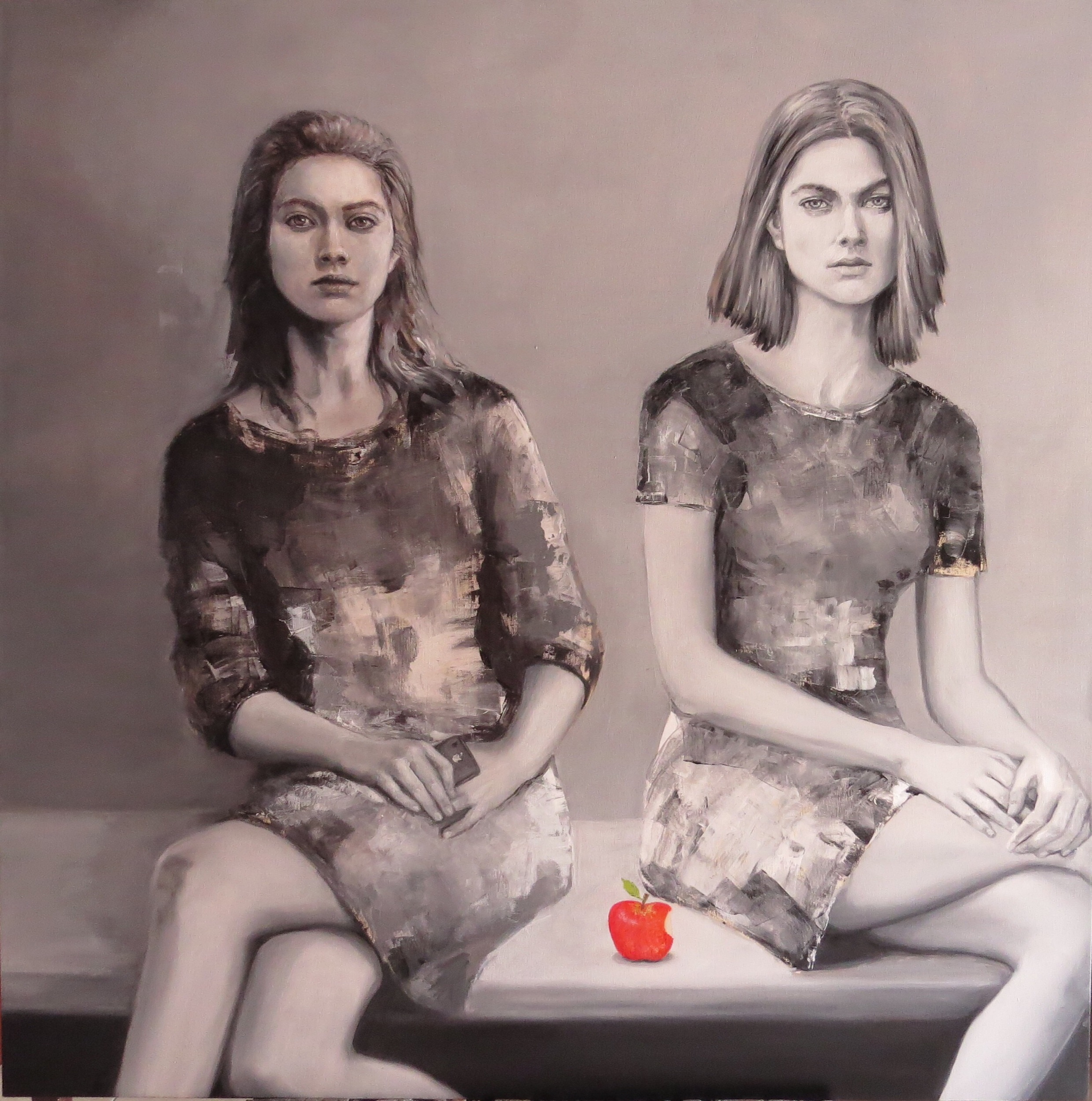 Apple” oil on canvas 1.20m x 1.20m