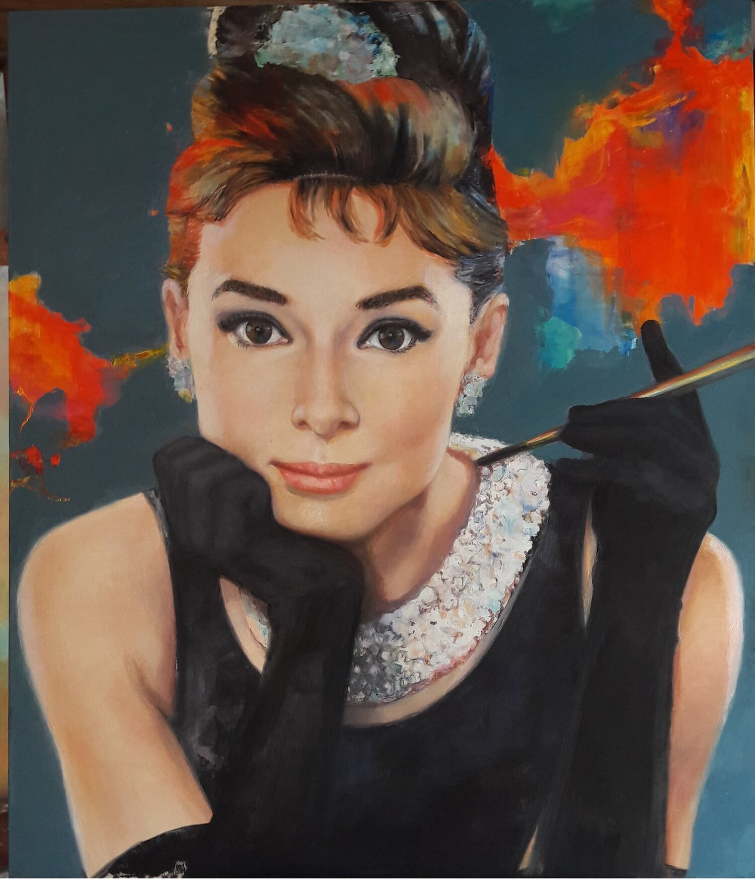 “Audrey” olí on canchas 1.40m x 1.20m
