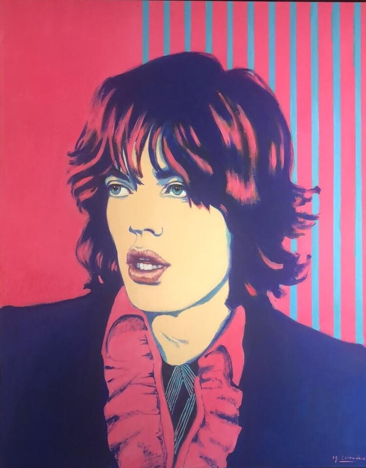 Jagger” 1 acrilic on canvas 1.50m x 1.20m