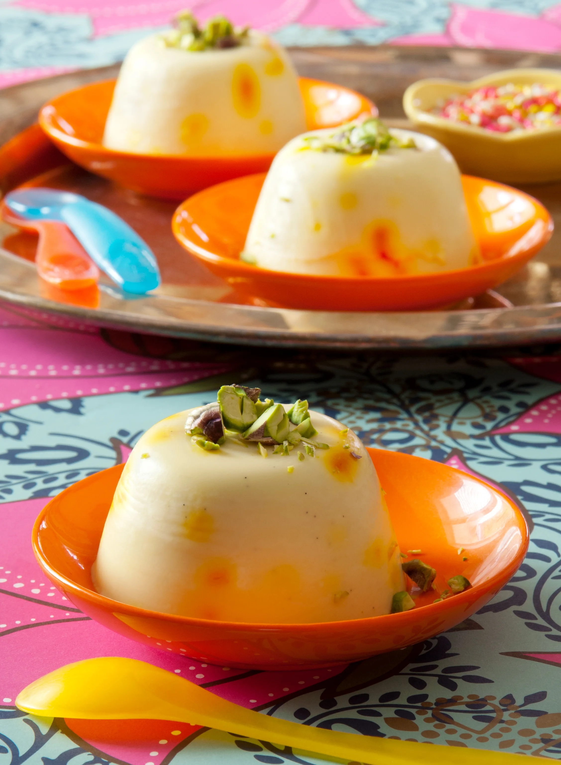 Bollywood Foods: Rosewater Panna Cotta