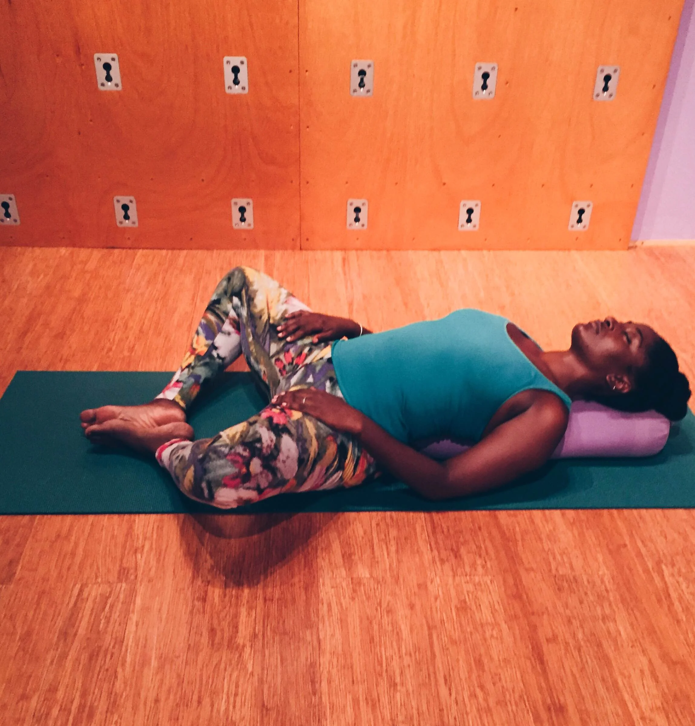 Lying Eagle Pose Lying Eagle Pose