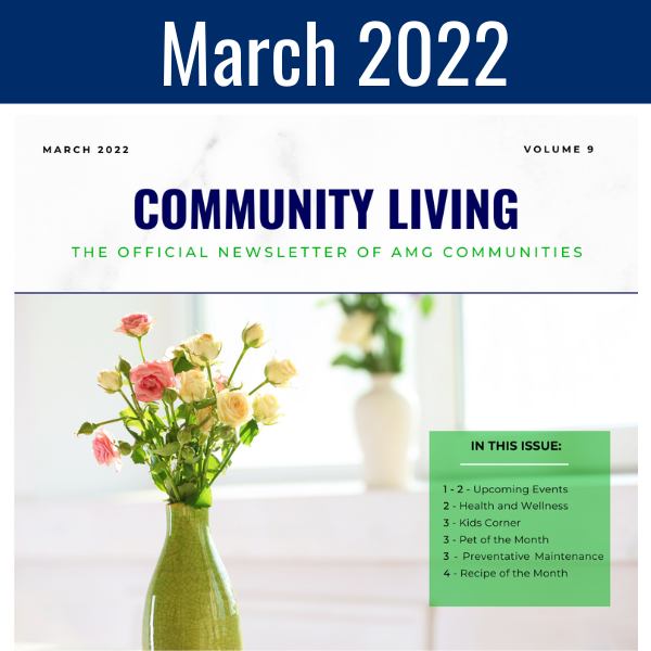 AMG Community Living Newsletter - HOA Updates