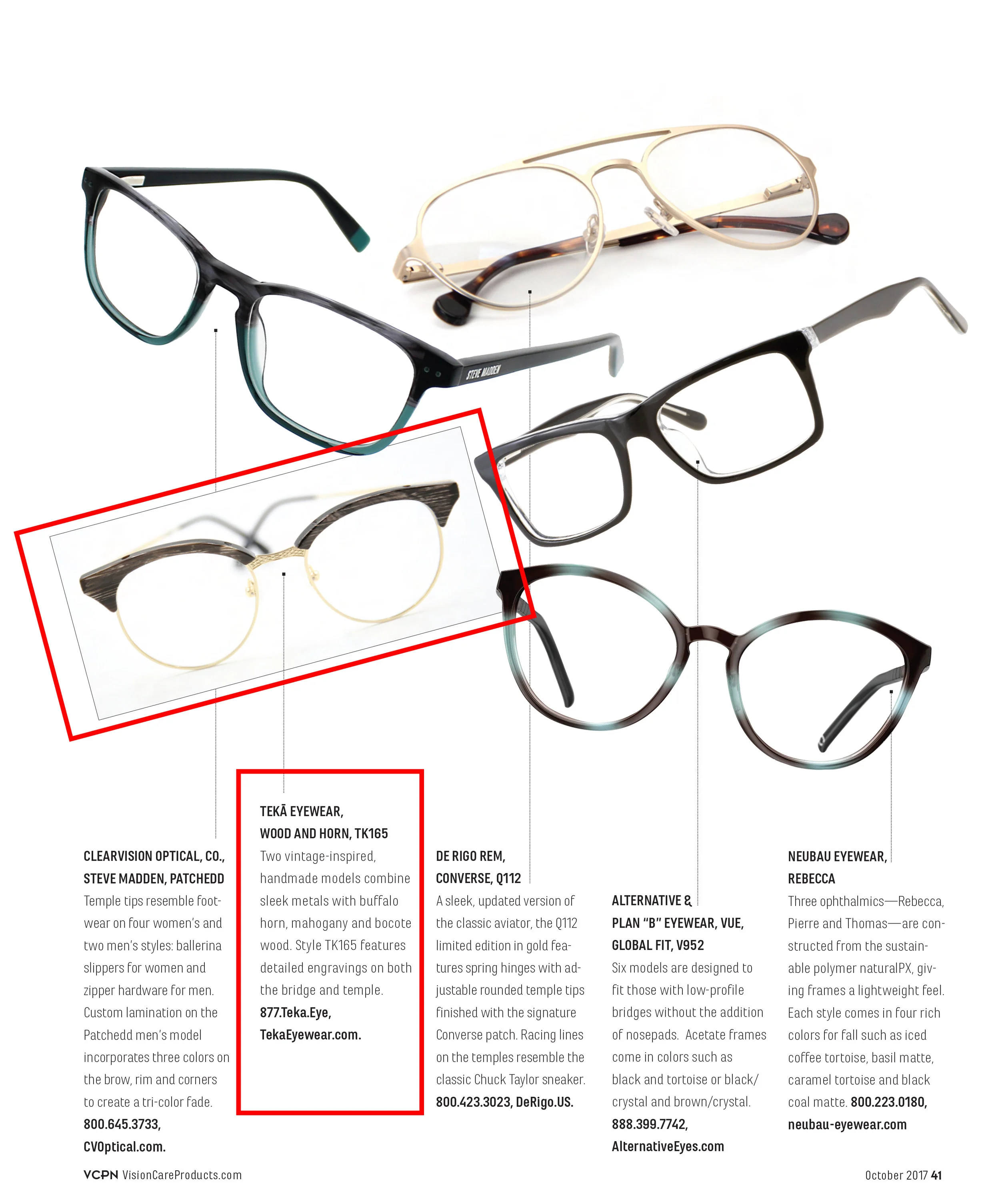 TK165 Featured in VCPN's October Issue