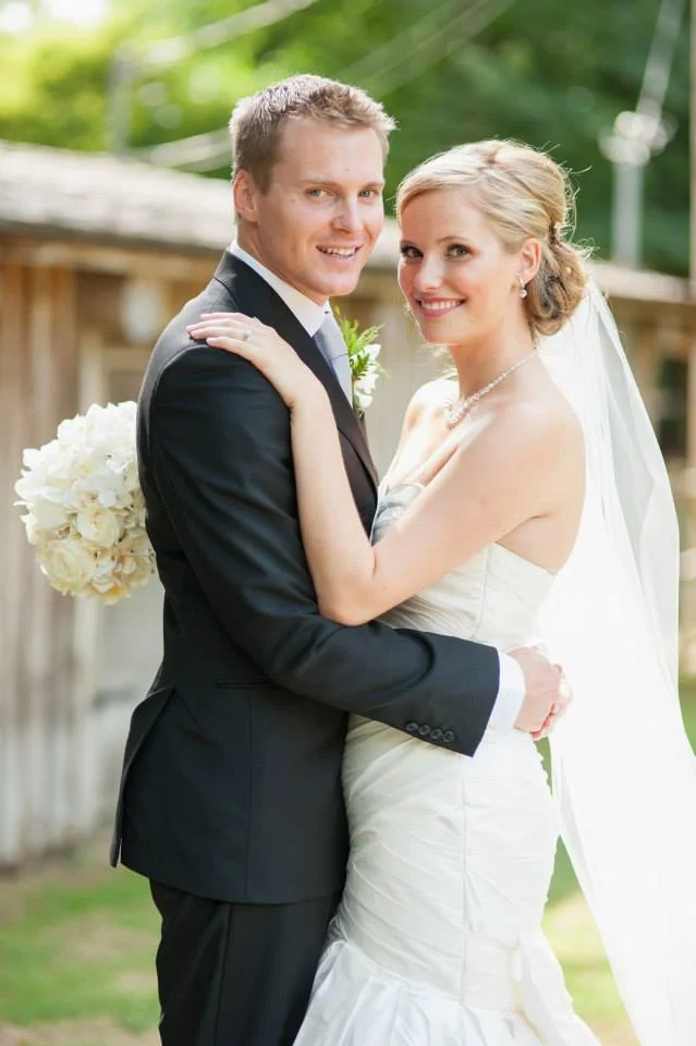  I felt beautiful in my dress on my wedding day and could not have been happier about my experience at The White Peony. I love supporting local, and it was great that I was able to pick a dress by a Canadian designer. ~ Ashley