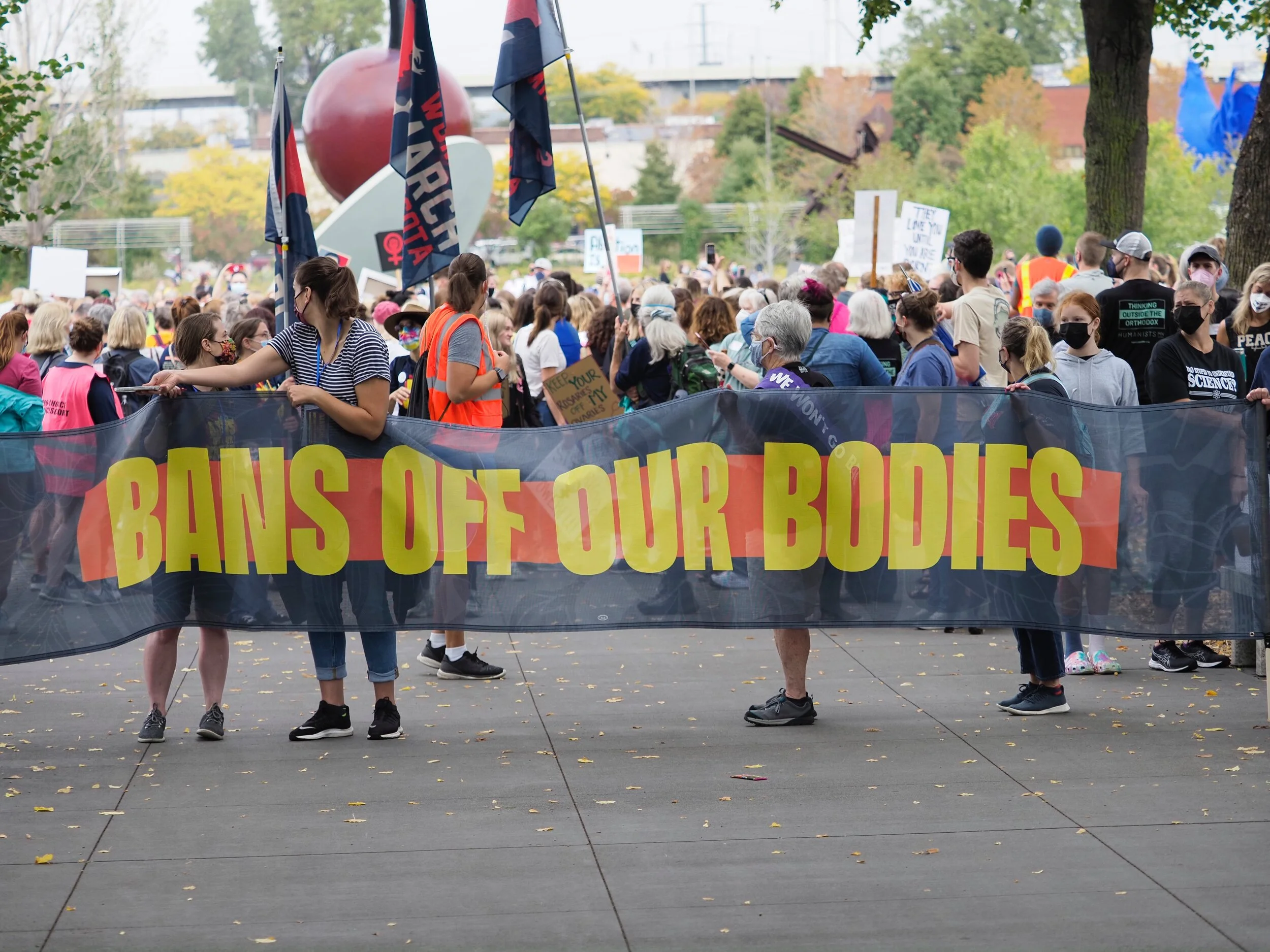 Video and Images from #BansoffourBodies March for Reproductive Freedom Oct 2 2021 
