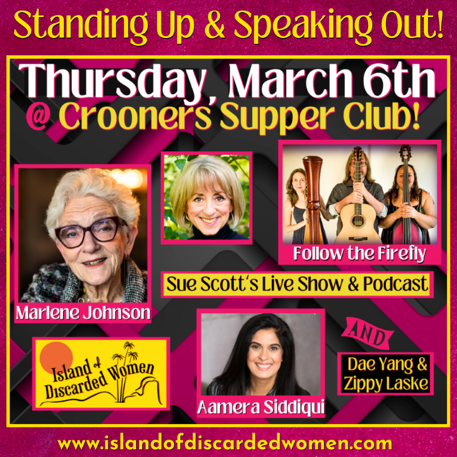 EVENT: Island of Discarded Women March 6 at Crooners with discount for Women’s March MN community