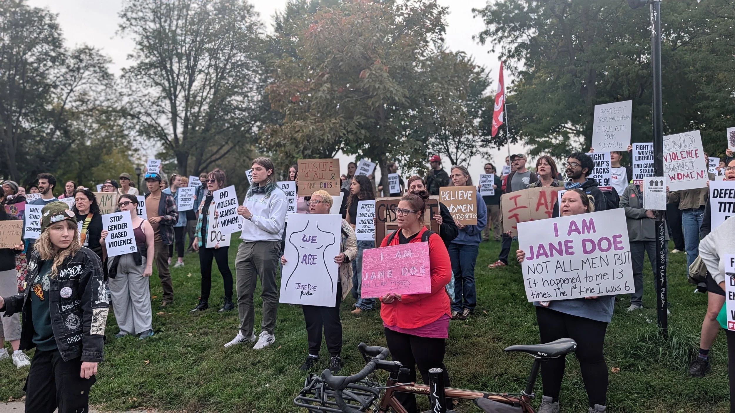 EVENT Oct 8: March Against Sexual Violence VIdeo and Commentary