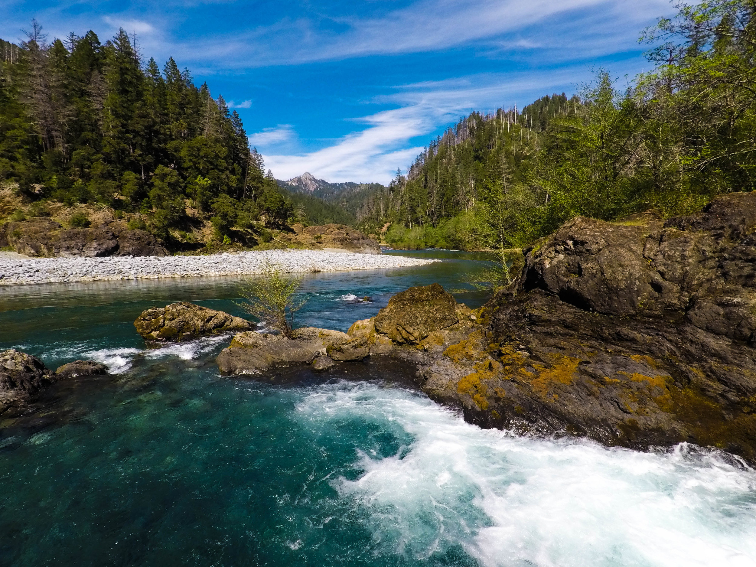 The Wild & Scenic Illinois River at Klondike Creek