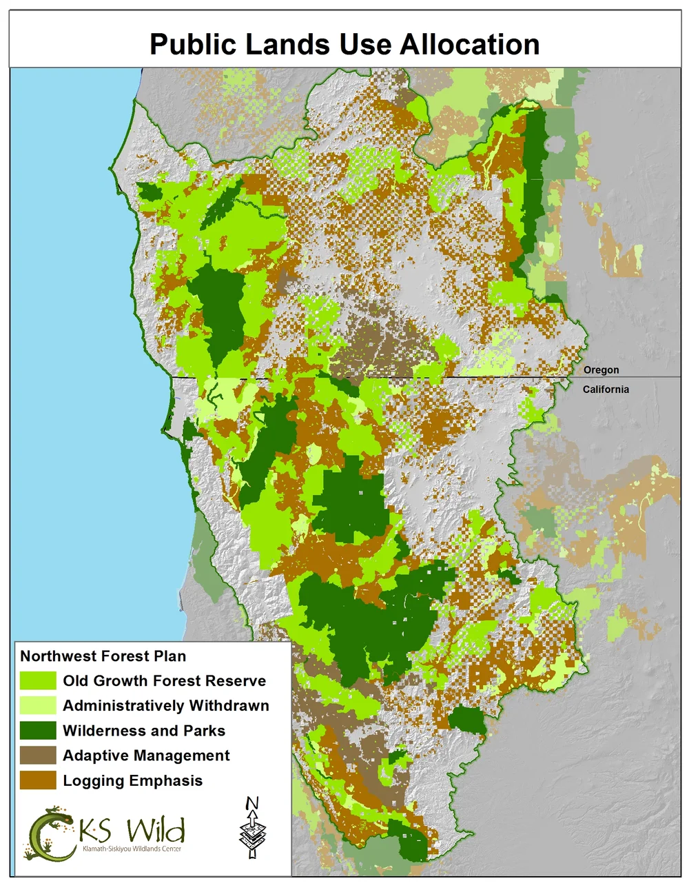 Siskiyou National Forest Map Ks Wild