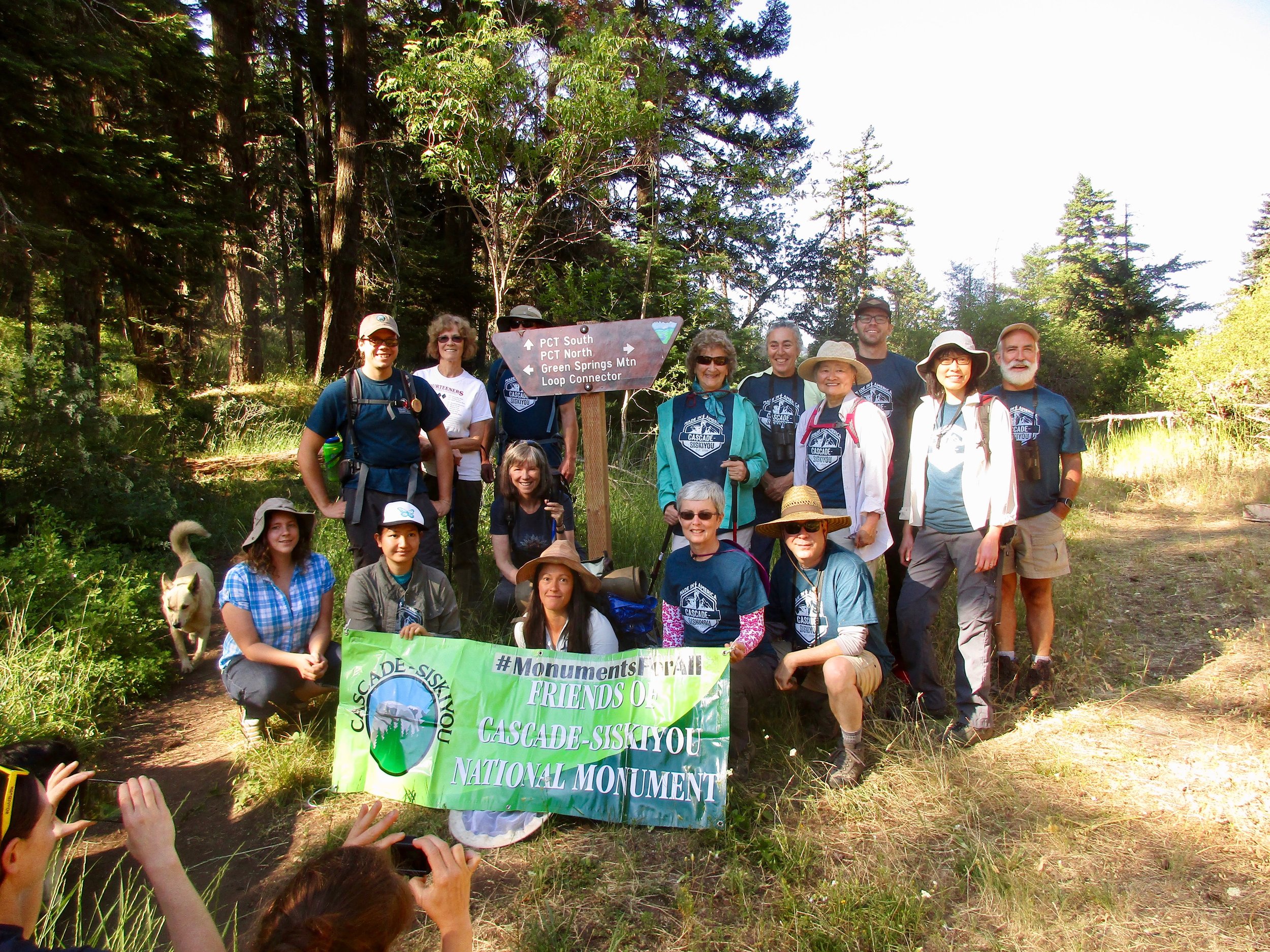 Hike and Learn Group exloring the monument with biologist Michael Parker Photo Credit: Jim Bronson