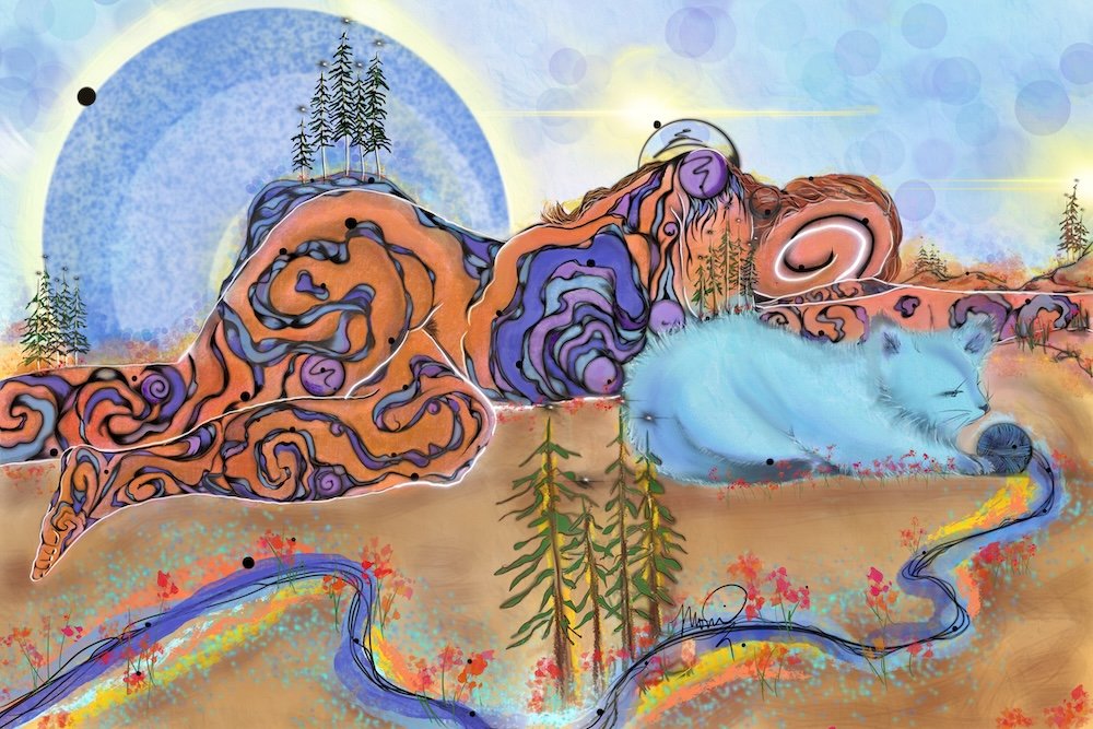 April First Friday: "Held by Earth, Lit by Fire" by Mori D. and J.Garloff Designs