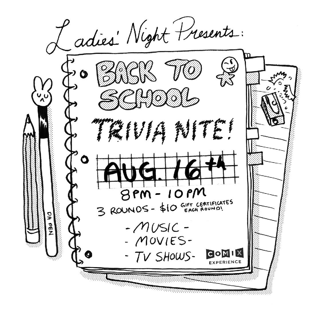 Back 2 School Ladies' Night!