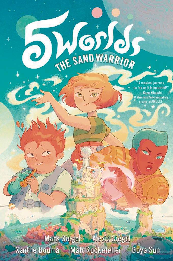 5 Worlds: The Sand Warrior by Mark Siegel, Alexis Siegel, Matt Rockefeller, Boya Sun, & Xanthe Bouma