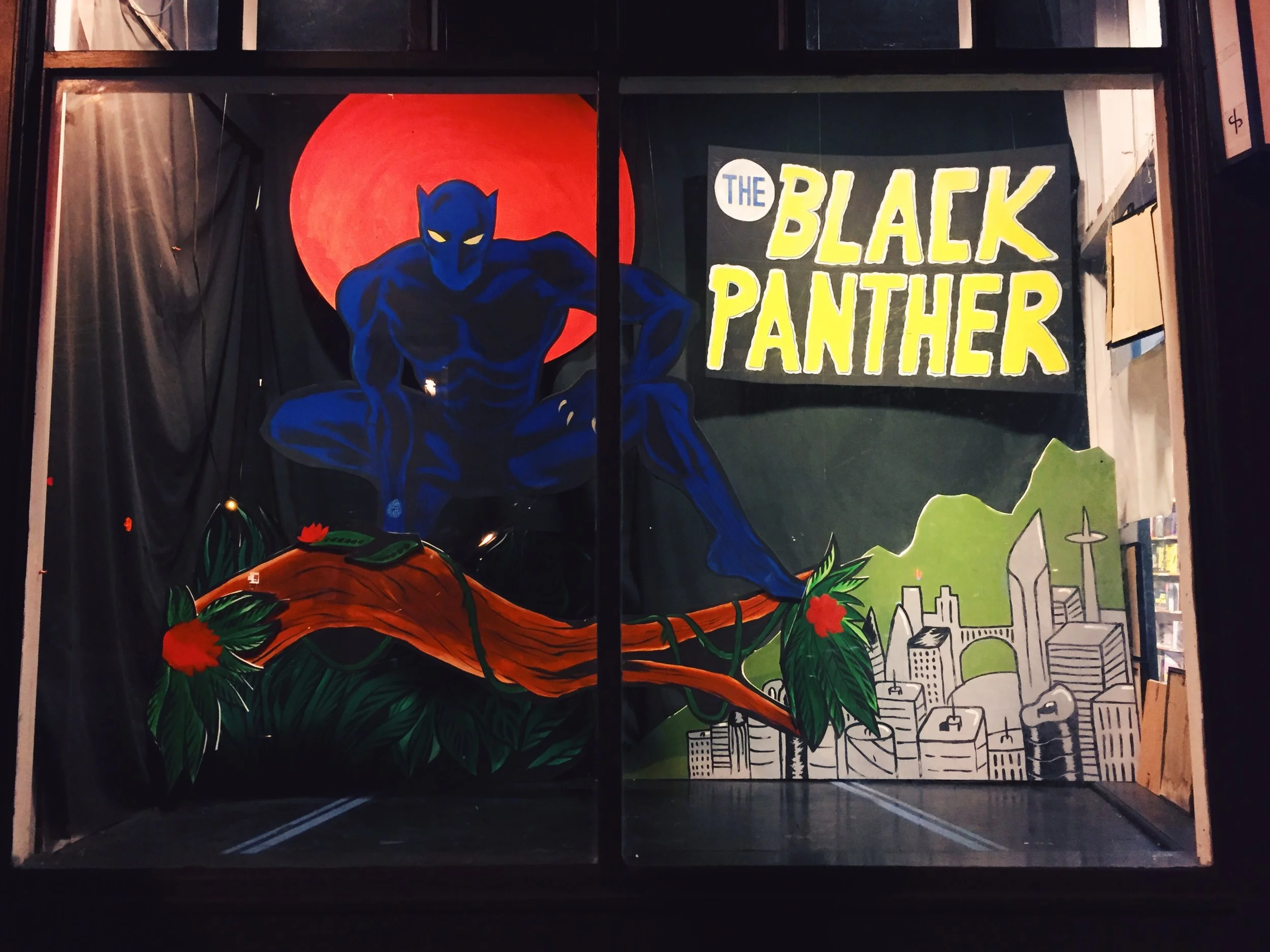 The Black Panther. Black Panther (c) Marvel. Done for the movie release February 2018.