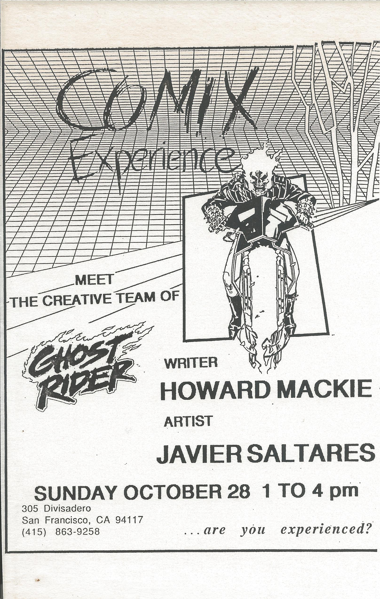 1990 1028 Javier Saltares Flier.jpg