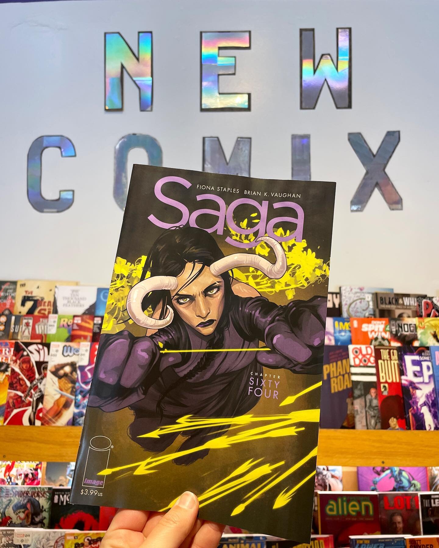 Happy #newcomicbookday SAGA is back this week, new Nicole Goux, new Nancy!! Check em out ➡️➡️➡️