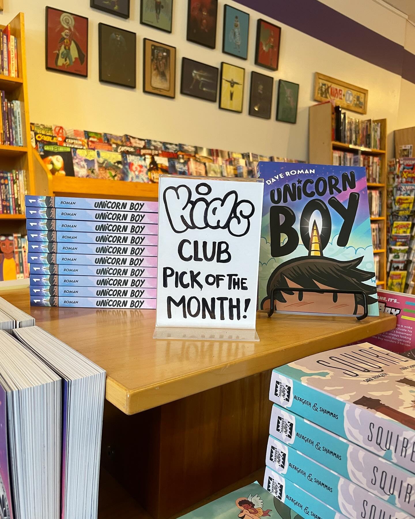 Our Kids Graphic Novel Club discussion is THIS SUNDAY! 🦄 

You can join in with your Q&rsquo;s for @yaytime 
via YouTube @ the 🔗 in our bio!