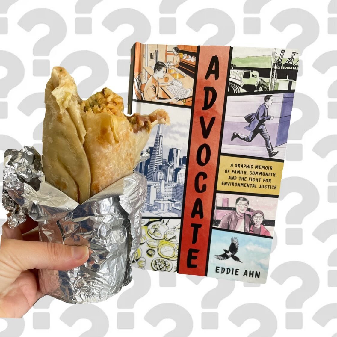 What does a San Francisco burrito have to do with this month&rsquo;s Graphic Novel Club pick? ➡️
If ya know, ya know! Pick up your copy before we host Eddie THIS SUNDAY for a discussion. See you there!