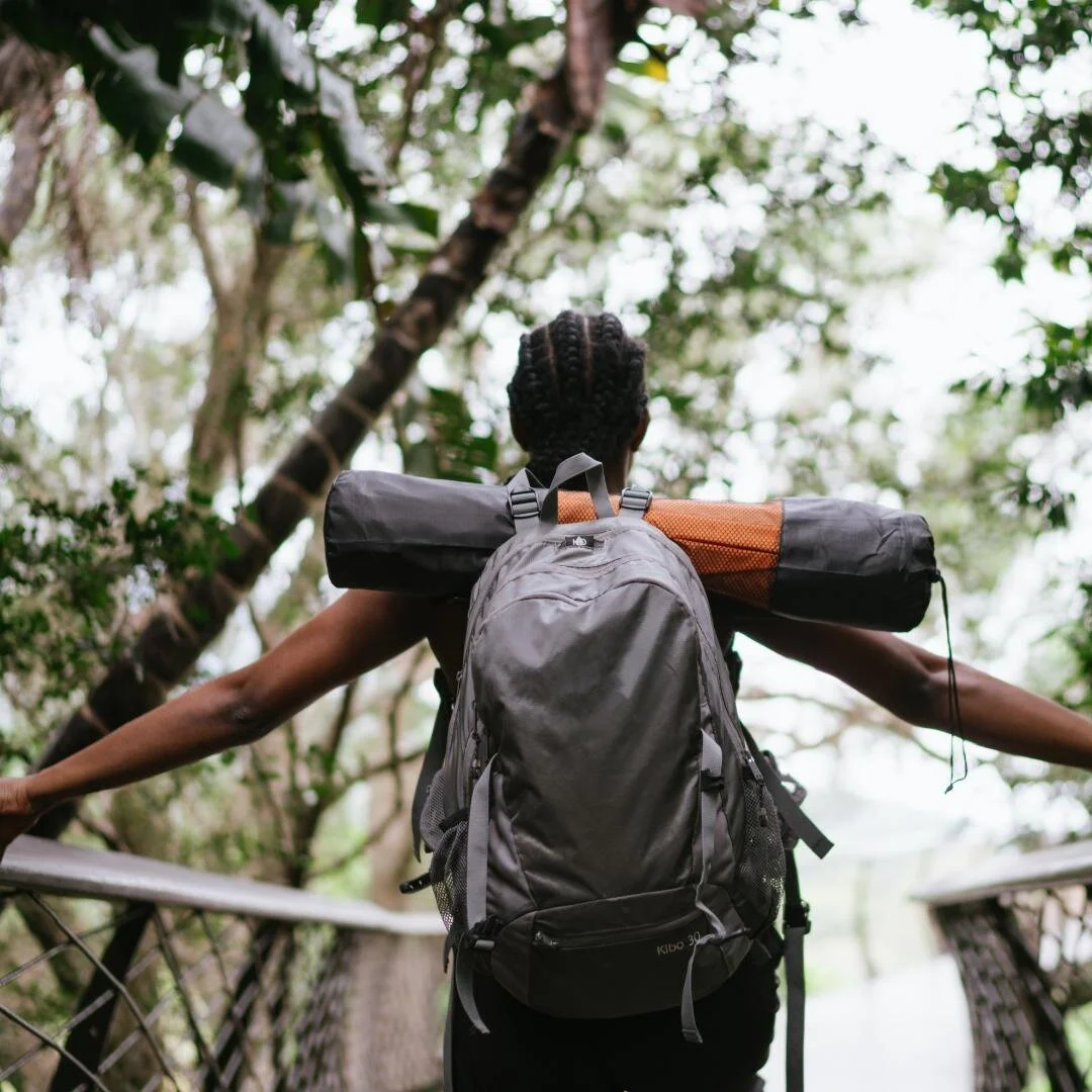 Having a great hike means that you also prepare for it too by packing the essentials; plenty of water, food, snacks, weather-appropriate clothing, etc. What are your go-to hiking essentials? 
#ColorOutside #WeColorOutside #blackwomenhike #brownwomen