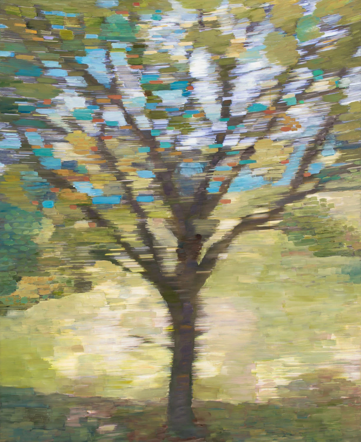 BRANDON TRAIL &nbsp;• &nbsp;oil and archival print on canvas, mounted on wood &nbsp;• &nbsp;44 by 36 inches &nbsp;• &nbsp;2016