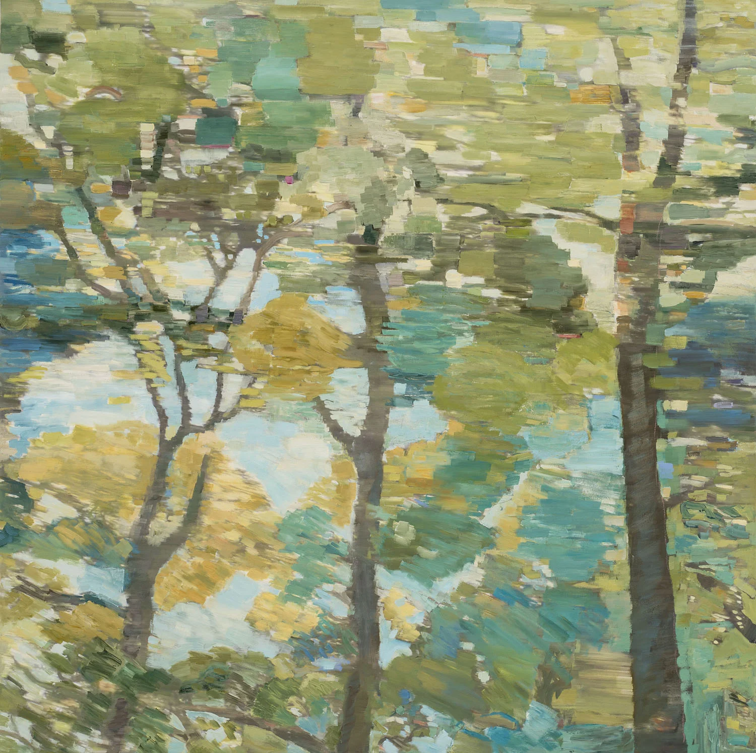 PASSAGE &nbsp;• &nbsp;oil and archival print on canvas &nbsp;• &nbsp;44 by 36 inches &nbsp;• &nbsp;2014